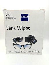 Zeiss Pre-Moistened Lens Cleaning Wipes 250 Count Lint-Free Ammonia-Free New