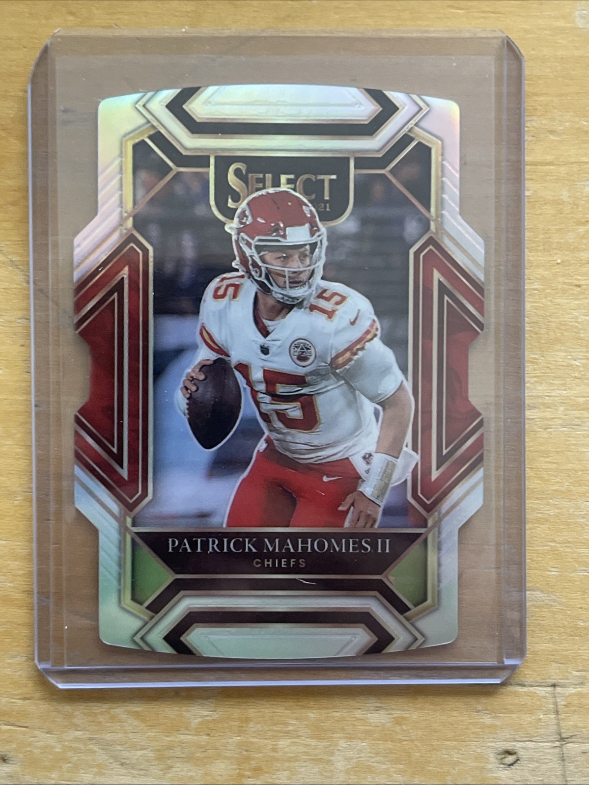 2021 Select Patrick Mahomes Club Level Silver Die Cut Prizm