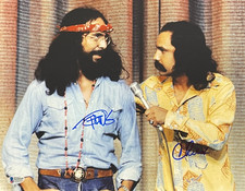 Tommy Chong Cheech Marin Signed 11x14 Photo Up in Smoke Autograph Beckett COA