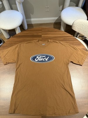 FUCT Ford Oval Logo Brass Shirt Parody Size Large Tee Tshirt