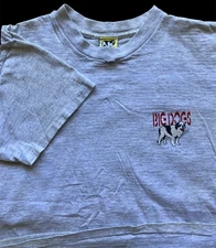 Vintage 90s Big Dogs Tee Big dog Lager Single Stitch T Shirt Beer Distressed