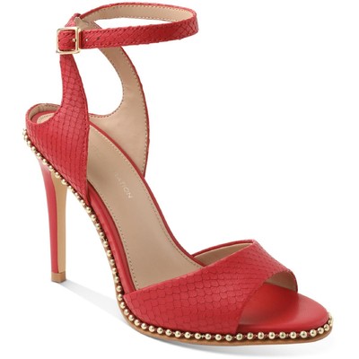 BCBGeneration Womens Jaxina Red Heel Sandals  Shoes 5 Medium (B,M) BHFO 8227