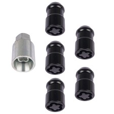 Black Cone Seat Wheel Locks For Jeep Wrangler Liberty 12-20 Thread Size 24548 Black Cone Seat Wheel Locks For Jeep Wrangler Liberty 12-20 Thread Size 24548