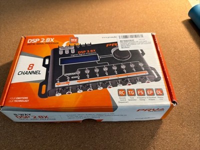 PRV Audio DSP 2.8X Crossover & EQ 8 Channel Full DSP Digital Signal Processor