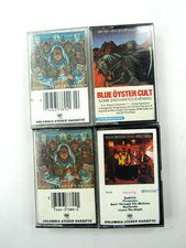 VTG Blue Oyster Cult Cassette Tapes Lot Of 4 Spectres Some Enchanted Evening
