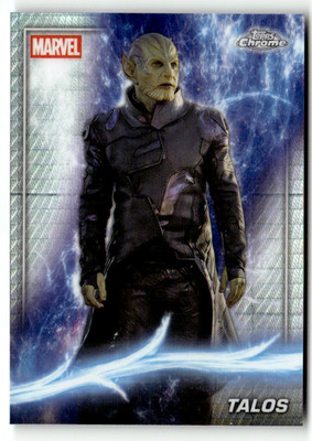 Topps Marvel Studios Chrome 2025 No. 98 Talos Hyper Refractor