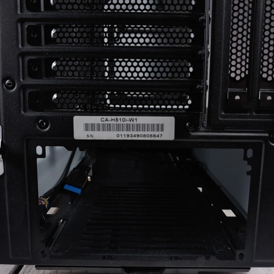 NO GLASS - NZXT CA-H510i-W1 Compact ATX Mid-Tower Gaming Case - Matte White USED - Image 4 of 4