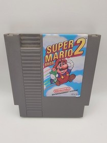 Super Mario Bros. 2 NES FIRST PRINT BOX CIB ROUND Seal TM Nintendo 1988 