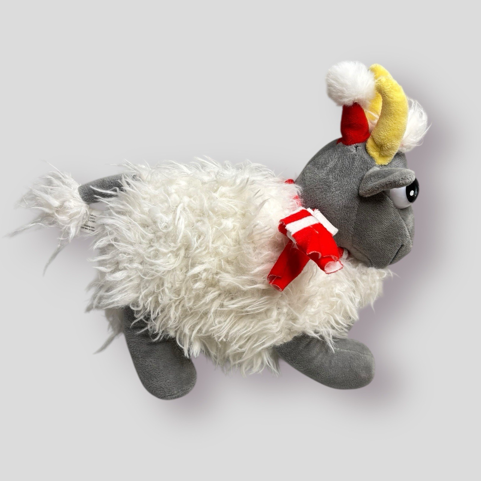 Hallmark Screaming Goat Musical Deck The Halls Plush Christmas PARTIALLY WORKS