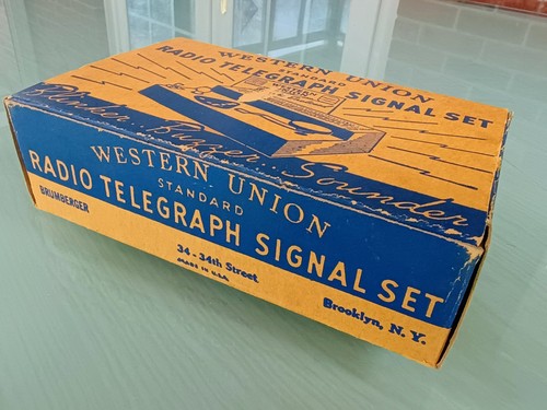 Vintage Western Union Standard Radio-Telegraph Signal Set no 164 Morse code ham