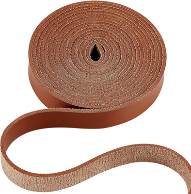 79'' Long 1/2'' Wide Matte Brown Leather Strap 2mm 1/2 Inch,