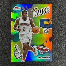 2025 Topps Finest Joe Johnson Gold Refractor /50#Z