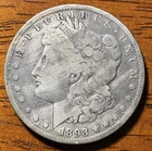 1893-CC MORGAN SILVER DOLLAR
