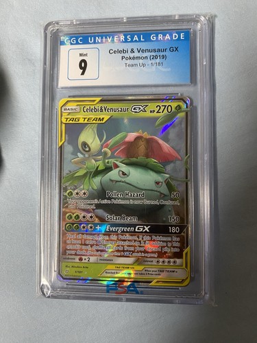 Celebi & Venusaur-GX graded CGC 9 for sale on eBay