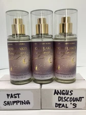 Bath & Body Works “3 Pack” Snowflakes & Cashmere Fine Fragrance Mist 2.5 Oz