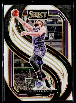 2024-25 Panini Select #135 Domantas Sabonis White Prizm #/149