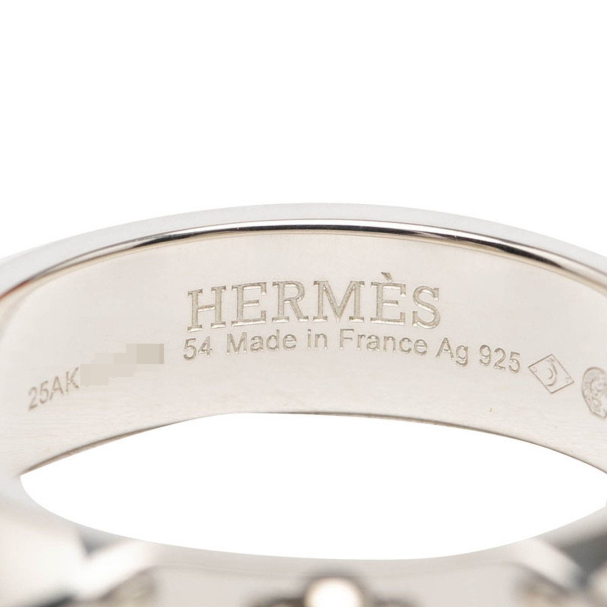 Hermès Collier de Chien PM Ring #54 SV925 Silver Women's HERMES