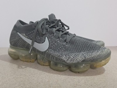 Nike Air VaporMax Flyknit 1 Wolf Grey Pure Platinum 849558-002 Men's Size 11
