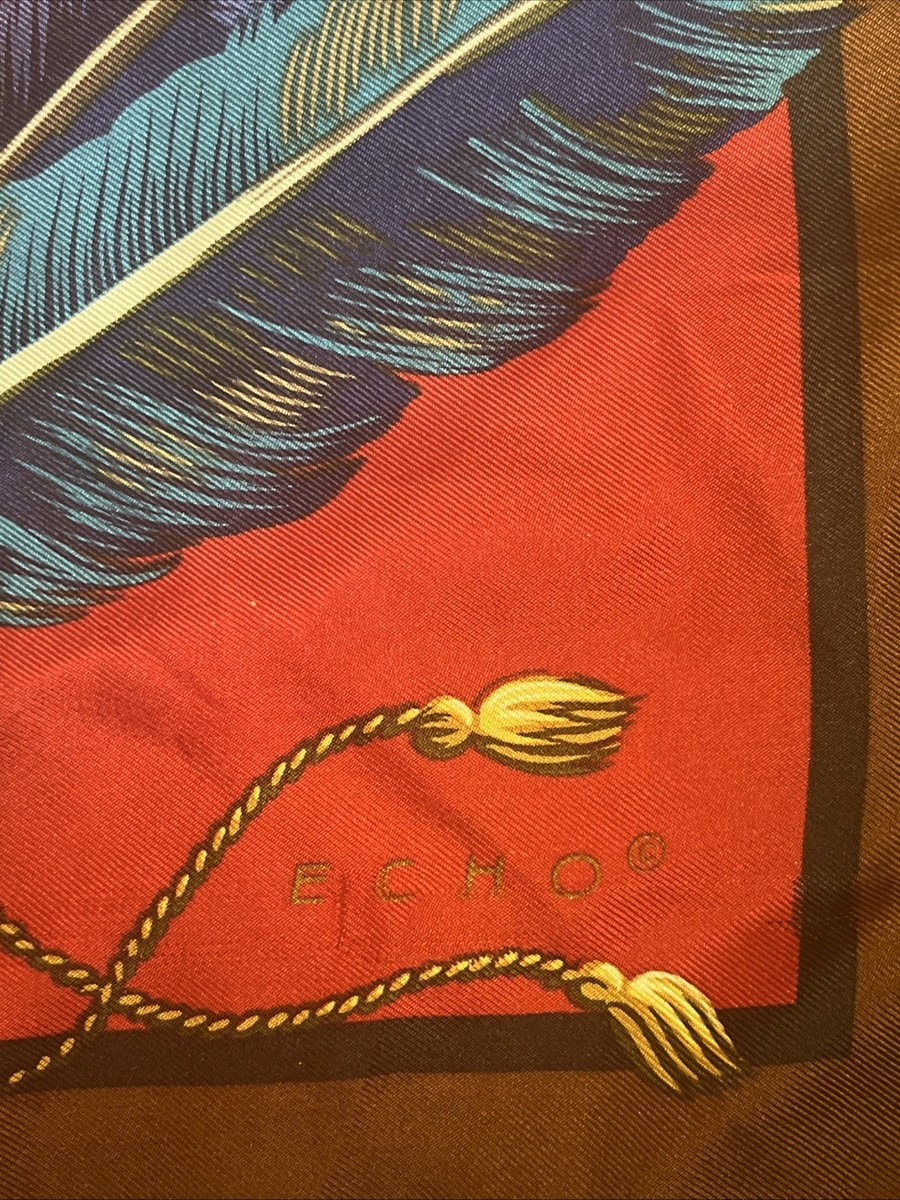 35 inch square echo scarf silk View 6