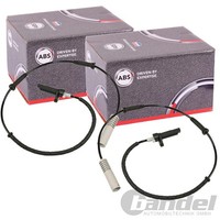 2X A.B.S. ABS-SENSOR Raddrehzahl Hinten Passend FüR BMW 5Er