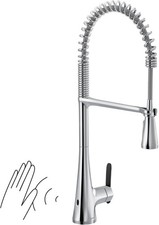 Moen S5235EWC Sinema Chrome Touchless High Arc Pulldown Kitchen Faucet