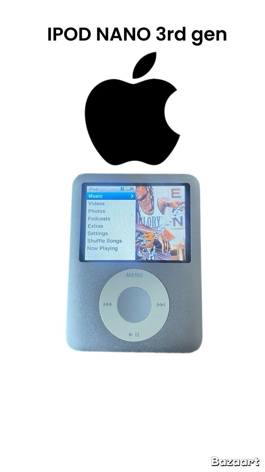 Apple iPod Nano 3rd Generation - 4GB Memory, Good battery: No