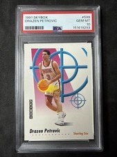 1991 Skybox DRAZEN PETROVIC#599 RC PSA 10 GEM MINT Just Graded!