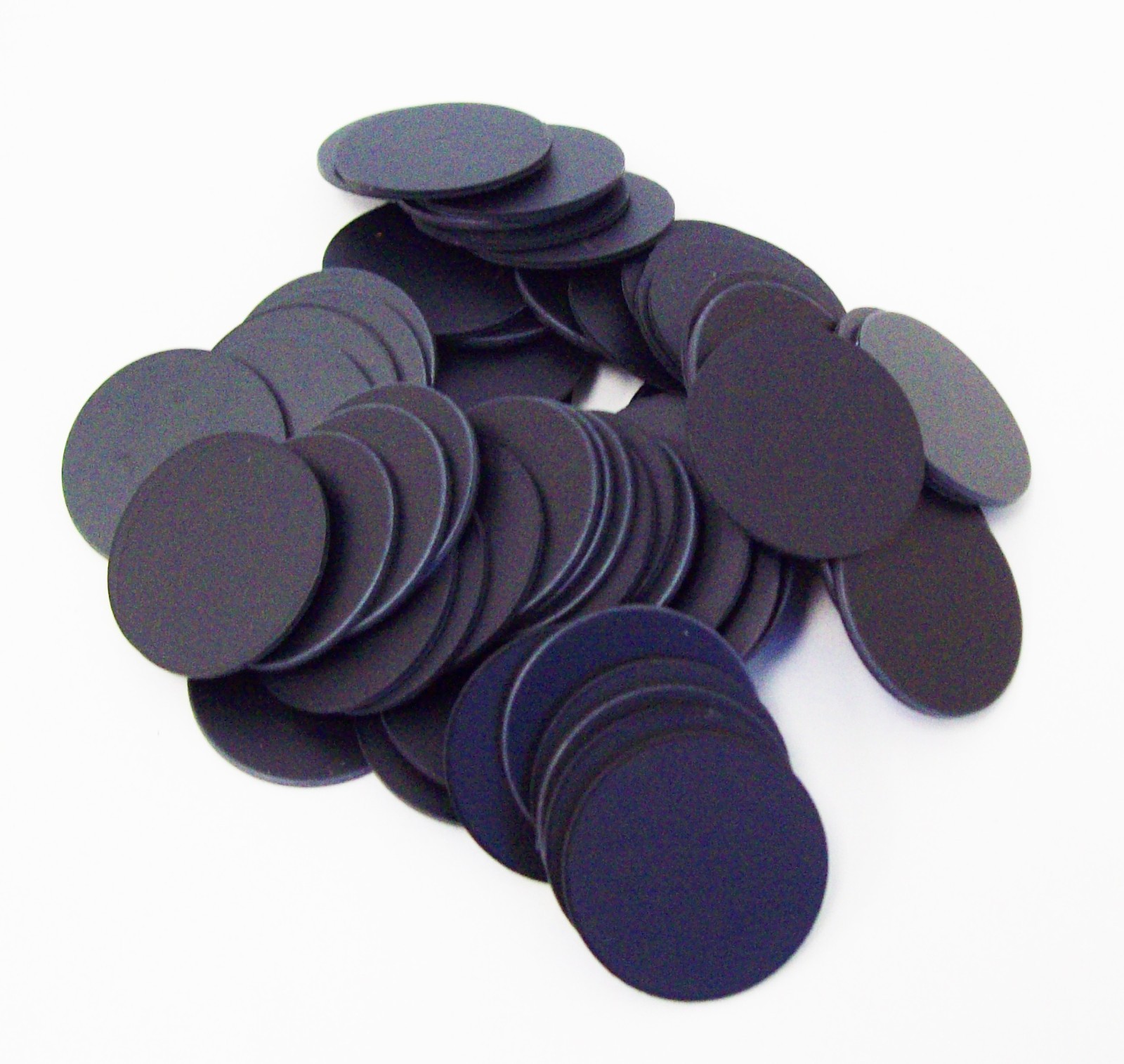 1" Tecre Plastic Flat Back Button Parts 1 Inch - 1000 FREE SHIPPING