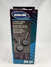 Invacare 6271 Walker Wheels 5  Fixed Replacement NEW Open Box Mobility Aid