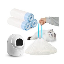 Cat Litter Bags 60 Count, 21.65"x11.8" Drawstring Close Litter Box ... Fast Ship