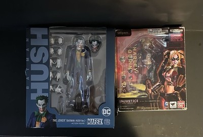 Medicom Toy MAFEX Joker Hush Ver Action Figure / Shfiguarts Harley Quinn Lot