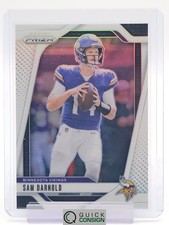 SAM DARNOLD 2025 PANINI PRIZM WHITE /35 MINNESOTA VIKINGS NFL FOOTBALL Q2554