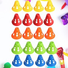 20 Pcs Rollschuh-Stra&szlig;ensperre Verkehrsh&uuml;tchen Hohle Trainingskegel