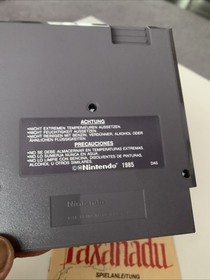 NES - NINTENDO - FAXANADU - PAL VERSION