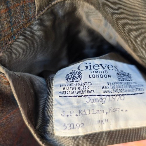 Vtg Bespoke Gieves & Hawkes Savile Row Suit 38r 33x29 1970s Gieves Limited - Picture 10 of 24