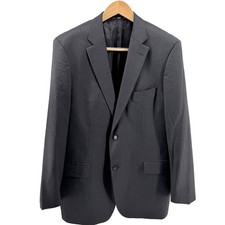 Hugo BOSS Black Two Button Blazer Virgin Wool Jacket Business 46L