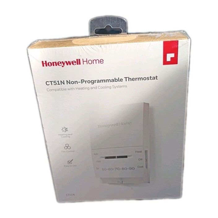 HONEYWELL CT51N Non Programmable Thermostat Heating & Coolin