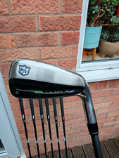 Wilson Launch Pad 2, 5 - SW Iron Set, Regular Graphite Shafts.