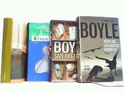 5 Bücher - 1. Wenn das Schlachten vorbei ist. / 2. San Miguel. / 3. Riven Rock. 