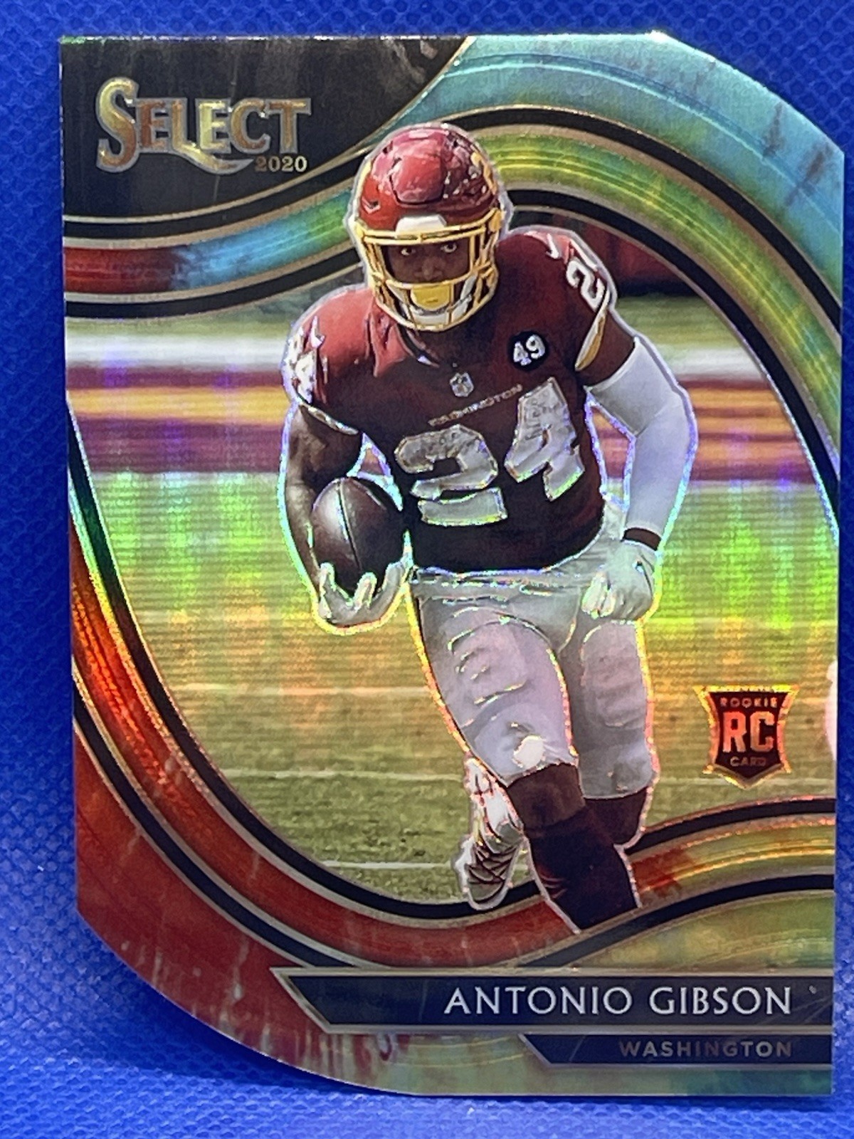 2020 Panini Select ANTONIO GIBSON Field Level Tie-Dye Die-Cut /25 Rookie(B28)