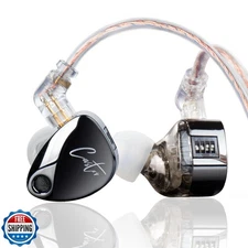 KZ Castor in Ear Monitor Headphones, HiFi Improved Bass Earphone Sound Tunabl