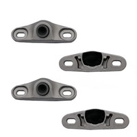 4X SchiebetüR TüRfüHrungsbuchse SchließPlatte Buchse FüR Ducato Boxer Jumper 1.9