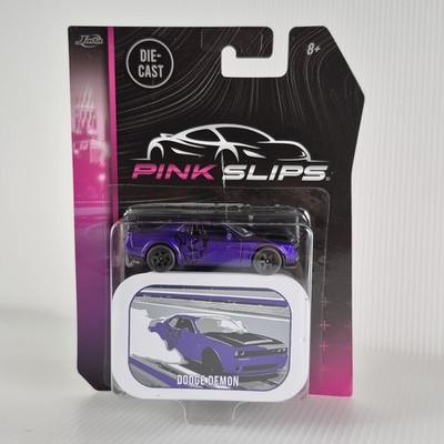 Jada Toys Pink Slips Dodge Demon Purple 1:64 scale New | eBay