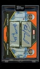 2025 Topps Marvel The Collector Dual Auto Vanessa Kirby Pedro Pascal Orange #/25