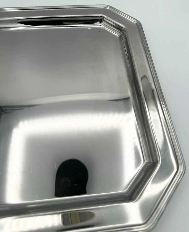 Reed Barton Galleria #2011S - 18/10 Stainless Large Square Tray, 13” - Image 3 of 4