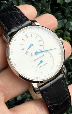 Louis Erard Excellence Regulator 40mm White Dial Manual Wind Watch Only