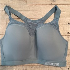 Victoria's Secret Incredible Lightweight Max Sports Bra Size 34DD Sage Blue