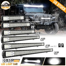 2026283440424852 Led Light Bar Tri-row Spot Flood Combo For Jeep Atv Utv 2026283440424852 Led Light Bar Tri-row Spot Flood Combo For Jeep Atv Utv