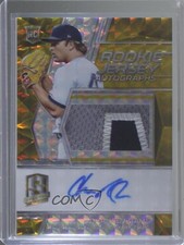 2019 Panini Chronicles Spectra Gold Vinyl Prizm 10/10 Chance Adams #128 Auto s3g