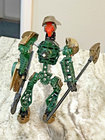 Lego Bionicle IRUINI (8762) Toa Warrior with Canister Manual 2 Spinners 100%